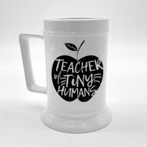 Teacher Of Tiny Hu Funny Preschool Kindergarten Teacher Gift Beer Stein