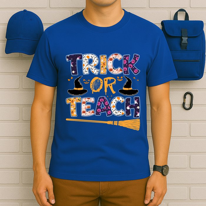 Trick Or Teach Funny Teacher Halloween Costume Great Gift T-Shirt