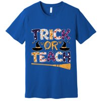 Trick Or Teach Funny Teacher Halloween Costume Great Gift Premium T-Shirt