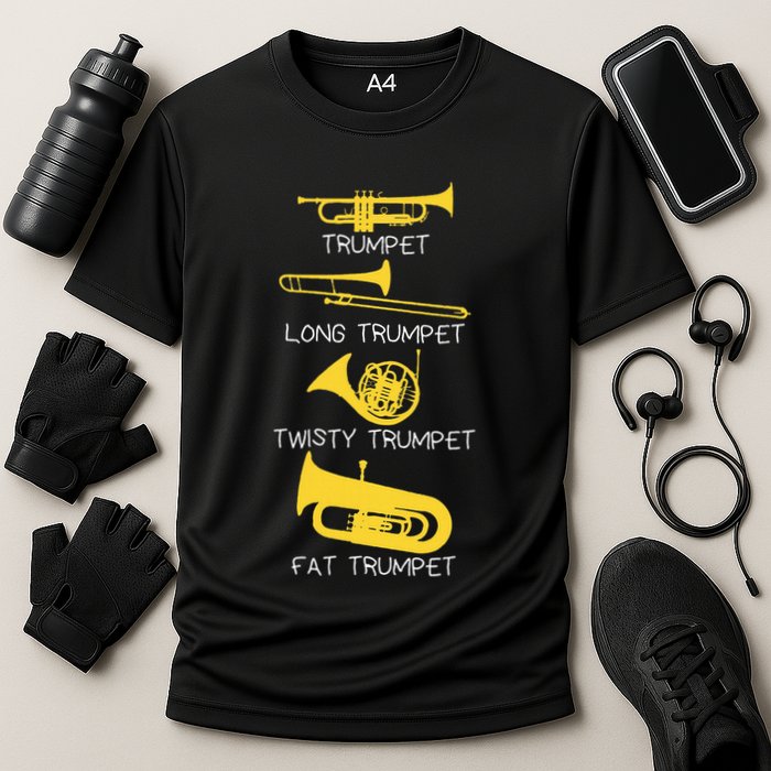 Types Of Trumpet Player  Marching Jazz Band Performance Shirt