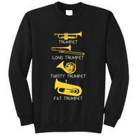 Types Of Trumpet Player  Marching Jazz Band Sweatshirt