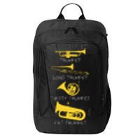 Types Of Trumpet Player  Marching Jazz Band City Backpack