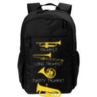 Types Of Trumpet Player  Marching Jazz Band Daily Commute Backpack