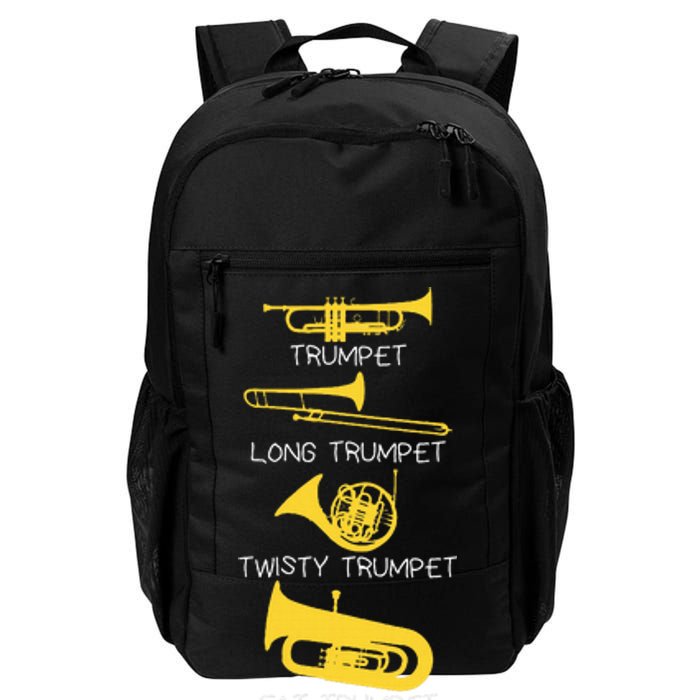 Types Of Trumpet Player  Marching Jazz Band Daily Commute Backpack