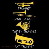 Types Of Trumpet Player  Marching Jazz Band Poster