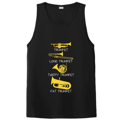 Types Of Trumpet Player  Marching Jazz Band PosiCharge Competitor Tank