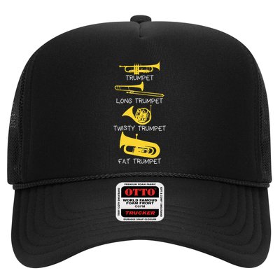 Types Of Trumpet Player  Marching Jazz Band Trucker Hat
