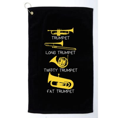 Types Of Trumpet Player  Marching Jazz Band Golf Towel