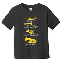 Types Of Trumpet Player  Marching Jazz Band Toddler T-Shirt