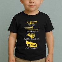 Types Of Trumpet Player  Marching Jazz Band Toddler T-Shirt