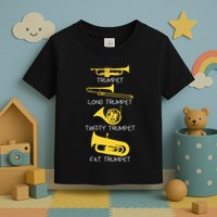 Types Of Trumpet Player  Marching Jazz Band Toddler T-Shirt