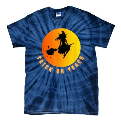 Trick Or Teach, Teacher Halloween, Classroom All Hallows Eve Tie-Dye T-Shirt