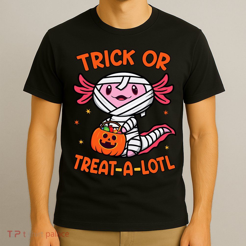 Trick Or Treat A Lotl Axolotl Halloween Costume T-Shirt