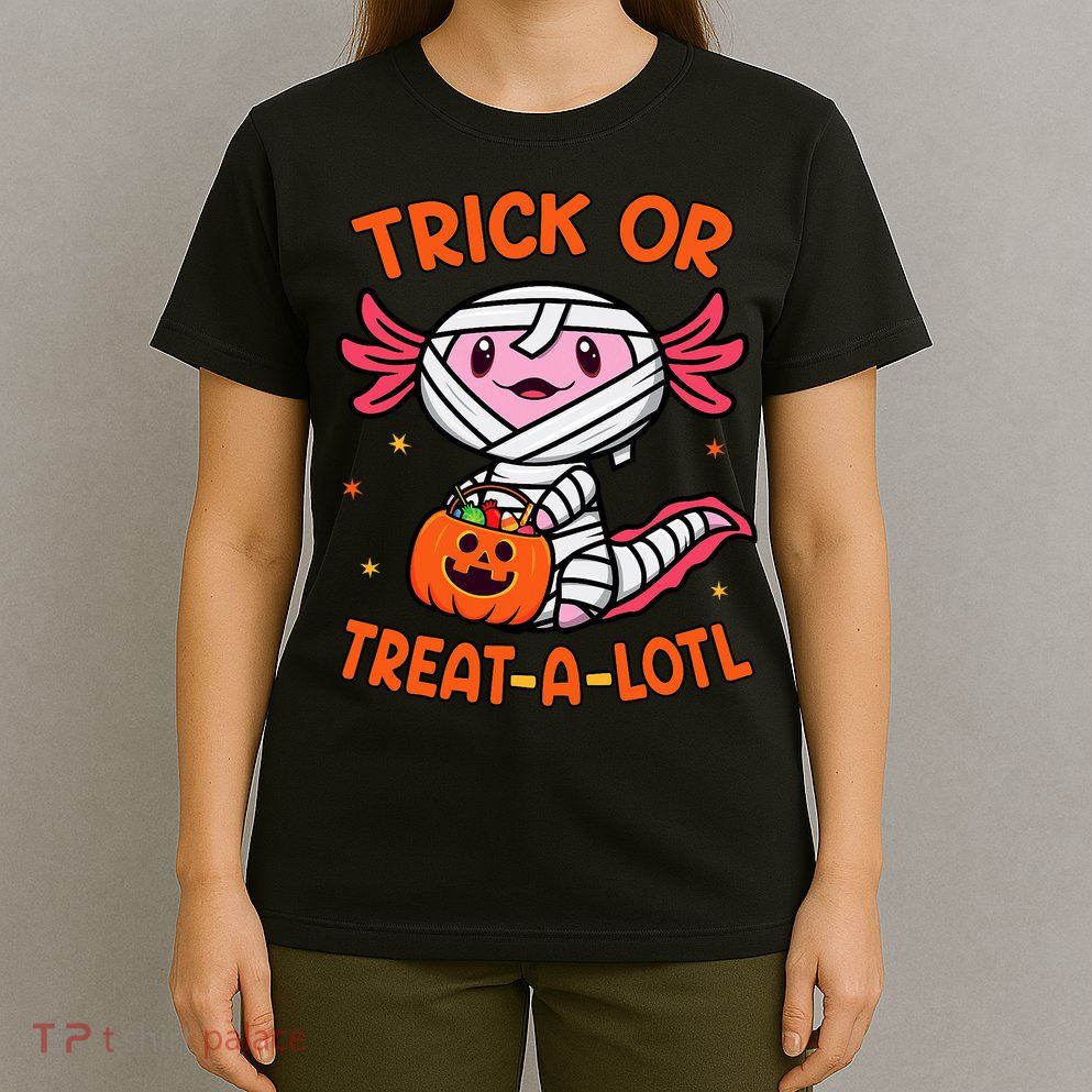 Trick Or Treat A Lotl Axolotl Halloween Costume T-Shirt