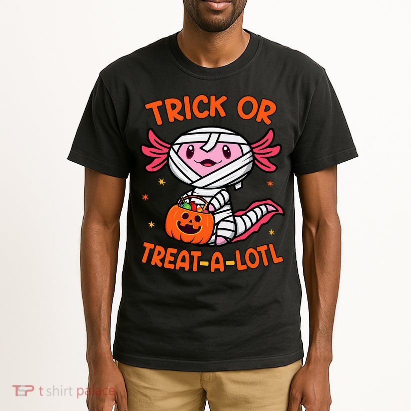 Trick Or Treat A Lotl Axolotl Halloween Costume Tall T-Shirt