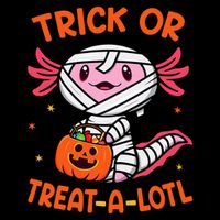 Trick Or Treat A Lotl Axolotl Halloween Costume City Backpack