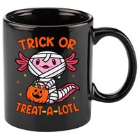 Trick Or Treat A Lotl Axolotl Halloween Costume 11oz C Handle Ceramic Mug