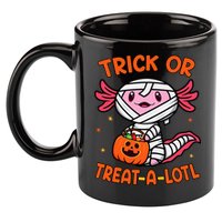 Trick Or Treat A Lotl Axolotl Halloween Costume 11oz C Handle Ceramic Mug
