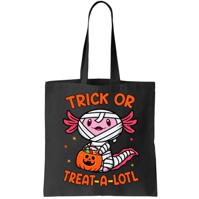 Trick Or Treat A Lotl Axolotl Halloween Costume Bag
