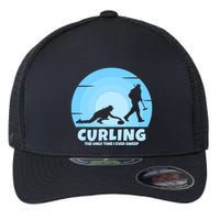 The Only Time I Ever Sweep Curling Player On Funny Curling Gift Flexfit Unipanel Trucker Cap