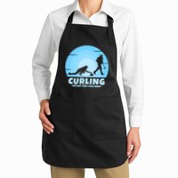 The Only Time I Ever Sweep Curling Player On Funny Curling Gift Apron
