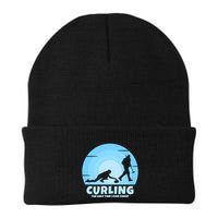 The Only Time I Ever Sweep Curling Player On Funny Curling Gift Beanie