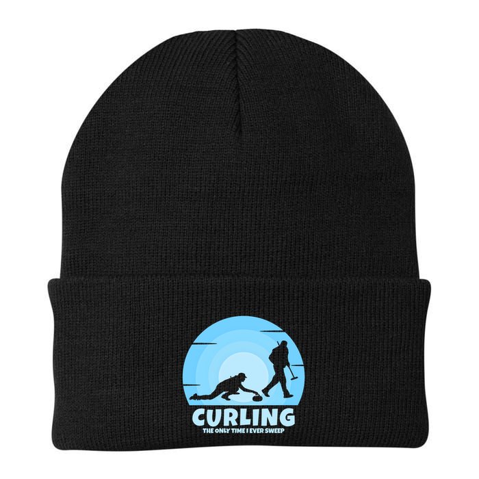 The Only Time I Ever Sweep Curling Player On Funny Curling Gift Beanie