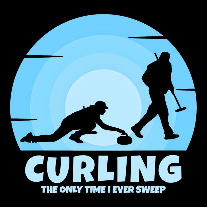 The Only Time I Ever Sweep Curling Player On Funny Curling Gift Flatbill Hat