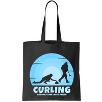 The Only Time I Ever Sweep Curling Player On Funny Curling Gift Bag