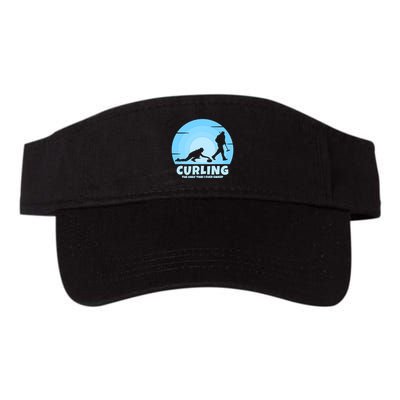 The Only Time I Ever Sweep Curling Player On Funny Curling Gift Visor