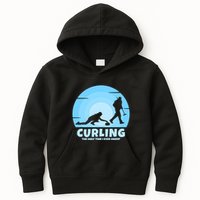 The Only Time I Ever Sweep Curling Player On Funny Curling Gift Kids Hoodie