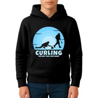 The Only Time I Ever Sweep Curling Player On Funny Curling Gift Kids Hoodie