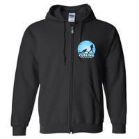 The Only Time I Ever Sweep Curling Player On Funny Curling Gift Full Zip Hoodie
