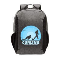 The Only Time I Ever Sweep Curling Player On Funny Curling Gift Vector Backpack
