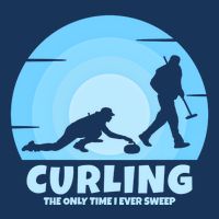 The Only Time I Ever Sweep Curling Player On Funny Curling Gift Infant Baby Jersey Bodysuit