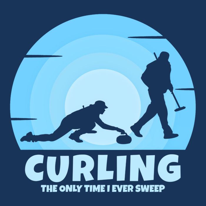 The Only Time I Ever Sweep Curling Player On Funny Curling Gift Infant Baby Jersey Bodysuit