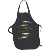Types Of Trout Fish Species Collection Fishing Apron