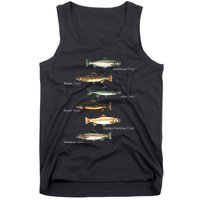 Types Of Trout Fish Species Collection Fishing Tank Top