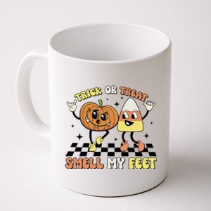 Trick Or Treat Smell My Feet Pumpkin Halloween Gift Coffee Mug