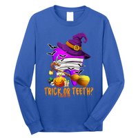 Trick Or Treat Brush Your Teeth Dentist Halloween Gift Long Sleeve Shirt