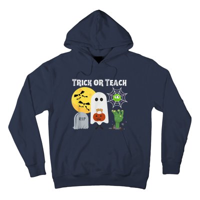 Trick or Teach Funny Teacher Halloween Costume Shirt Hoodie