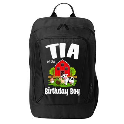 Tia Of The Birthday Boy Farm Animal Bday Party Celebration City Backpack