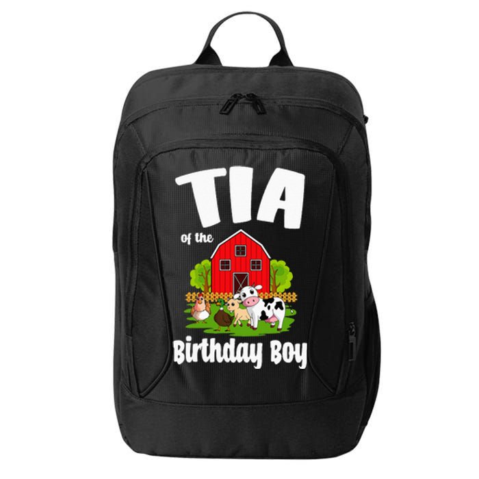 Tia Of The Birthday Boy Farm Animal Bday Party Celebration City Backpack