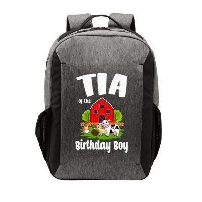 Tia Of The Birthday Boy Farm Animal Bday Party Celebration Vector Backpack