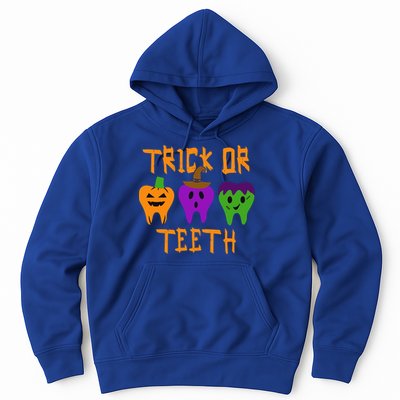 Trick Or Treat Brush Your Teeth Dentist Halloween Funny Gift Hoodie