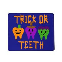 Trick Or Treat Brush Your Teeth Dentist Halloween Funny Gift Mousepad