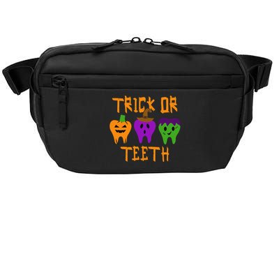 Trick Or Treat Brush Your Teeth Dentist Halloween Funny Gift Crossbody Pack