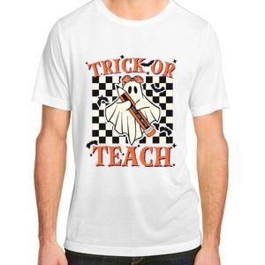 Trick Or Teach Teacher Halloween Adult ChromaSoft Performance T-Shirt