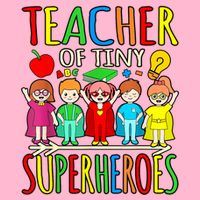Teacher Of Tiny Superheroes First Day Back To School Graphic Visor