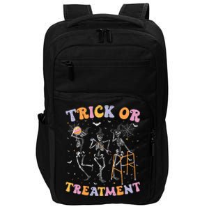 Trick Or Treatment Pt Physical Therapy Therapist Halloween Impact Tech Backpack